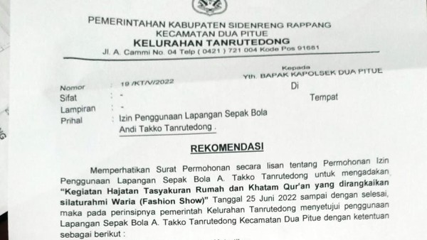 Polisi Tegaskan Festival Waria di Sidrap Dilarang Digelar, Meski Sudah Dapat Izin dari Lurah 